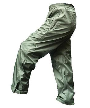 Green Ripstop Waterproof and Breathable Tempest over trousers, New 