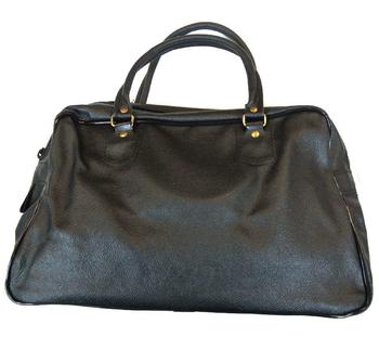 Ladies Black Vinyl WRAF Traveling bag
