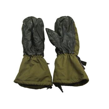 Dutch Military Issue Trigger Finger Mitts - Olive Green Goretex  - main image
