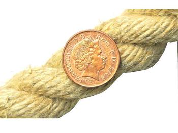 Rope Strong 25mm Sisal Rope 3 strand Great for Tug of War ! - 10m length - main image