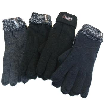 Thinsulate lined knitted Turn over warm lined gloves