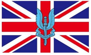 SAS Regiment Union flag