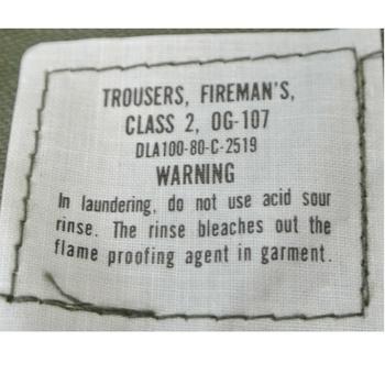 US Vintage Fireman Trousers - main image