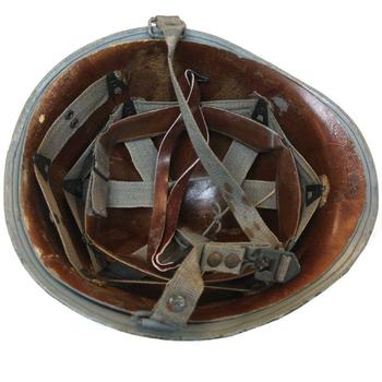 US / Dutch Military issue Grey Reserve helmet with Tortoise shell liner - main image