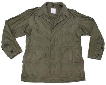 Dutch Combat Jacket Olive Green Vintage Heavy Weight Used Combat Jacket - main image