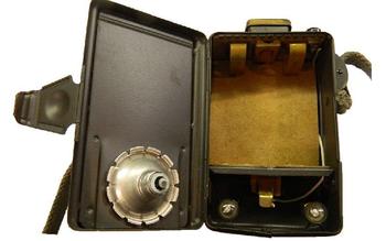 Vintage Signal Lamp Hand Held Danish Civil Defence Lamp With Colour Filters - Type 1 (Strap) - main image