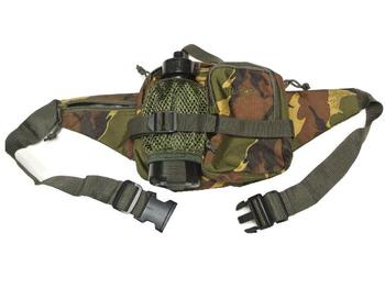 Camo Bum Bag Woodland Camo Waist Bag With Drinks Water Bottle - main image