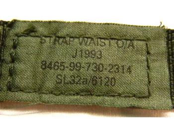PLCE Waist Strap Olive Green PLCE Webbing Strap With Buckle - main image