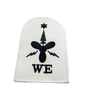 Naval Badge WE Weapons Engineering Royal Navy Badges - White Working Dress - main image