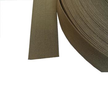 Military Webbing Strap In Different Sizes 20mm / 45mm / 80mm Green Webbing Sold Per Metre - main image