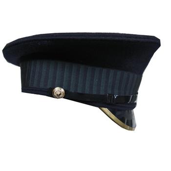British Military Issue Slashed Peak Officers Uniform Cap - main image