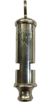 Genuine British Army Issue Used Modern Military Issue Whistles With Leather Lanyard - main image