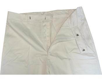 Genuine British Naval Issue White Class II Trousers - main image
