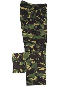 Ripstop Combat Trousers, New Genuine British Army Issue Windproof Woodland DPM Trousers - main image