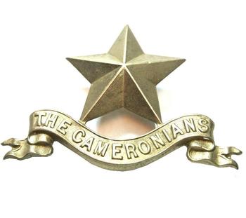 1st Cameronians Scottish Cap Badge - main image