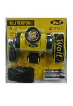 wolf head torch - main image