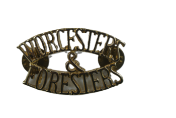 Worcester and Foresters Staybright Anodised Aluminium Shoulder Title - main image