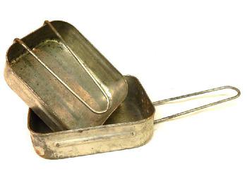 WWII Mess Tins WW2 Mess tin set of two Graet for Re en-actors  - main image