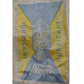 Hurricane Lantern Vintage Yellow Meva Heavy weight Hurricane Paraffin lamp  - main image