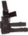 Black Leg Holster Tactical Drop Leg Lara Croft Style Gun Pistol Holster - thumbnail image 2