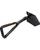 Black Folding Spade / Shovel Black 3 Way Military Style, New Kombat - thumbnail image 3