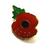 Poppy Remembrance / VE Anniversary pin badges