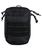 Splitter Pouch Zip Round Molle Belt Pouch - Black - thumbnail image 2
