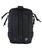 Splitter Pouch Zip Round Molle Belt Pouch - Black - thumbnail image 3