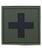 First Aid Patch Tactical Velcro Badge / Patch Black / Red Cross - thumbnail image 2