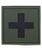 First Aid Patch Tactical Velcro Badge / patch Black / Red Cross