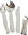 NATO Style KFS Set Military Clip Together Cutlery Set,New Knife Fork Spoon set