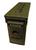 Used 30 Cal Ammo Box 7.62 mm Olive Steel Storage Tin