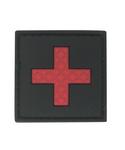 First Aid Patch Tactical Velcro Badge / Patch Black / Red Cross