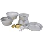 Next product: Aluminium Cook set With Spirit Burner New 7 Piece set