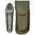 Military Style KFS Knife Fork and Spoon pocket Knife with Pouch, New 44065