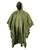 Poncho US Style New Ripstop Wet Weather Poncho Black Or Olive Green - thumbnail image 3