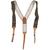 Braces NVA East German Strong Wide Army Issue Single Ended Leather Braces / Suspenders - thumbnail image 1