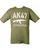 Cotton T-Shirt AK47 Tshirt Cotton T Shirt in Olive Black AK47