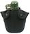 Military Issue Plastic Green Flask With Cover - thumbnail image 1