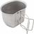 Crusader Cup Canteen BCB Stainless Steel Crusader Cup In Black Or Silver Finish - thumbnail image 2
