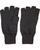 Fingerless Gloves unlined Acrylic Mittens in Black Or Olive