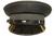 Black Chauffeur Cap Guards Station Master Uniform Peaked Visor Hat Cap, New - thumbnail image 2