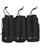 Black Triple Mag Pouch Tactical Molle Duo Magazine Pouch - thumbnail image 2