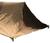Pup Tent, WWII Brtish Army Brown / Tan Canvas wartime 2 Man Pup tent - thumbnail image 1