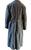 Greatcoat Military issue Dark Mottle grey trench / great coat used Eastern bloc