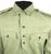 Green Cotton Drill Army Shirt Bulgarian Heavy Weight Vintage Button up Top Uniform shirt ~ New