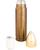 Bullet Flask Stainless Steel Vacuum Flask, Gold Coloured Large Bullet Shape Steel Flask - thumbnail image 2