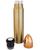 Bullet Flask Stainless Steel Vacuum Flask, Gold Coloured Large Bullet Shape Steel Flask - thumbnail image 4