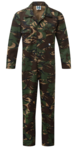 Next product: Camo Coverall Woodland Camo Poly Cotton Boiler Suits Overall Adult Size