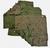 British Military Issue Garnish Square Camo Hide / Camera Netting 26 Inch Square - thumbnail image 2